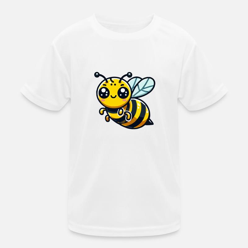 Bee Wasp Comic Kids Functional T-Shirt