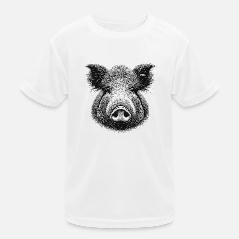 Wild boar Kids Functional T-Shirt