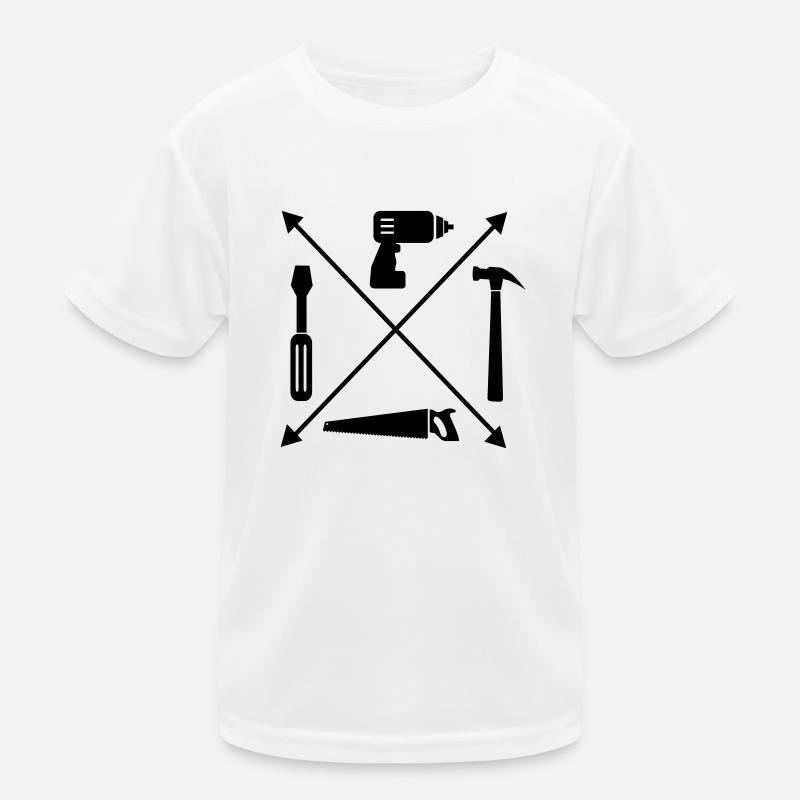 Handwerker Kinder Funktions-T-Shirt