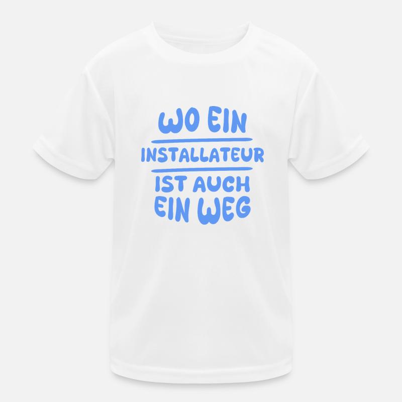Installer as Installer Kids Functional T-Shirt