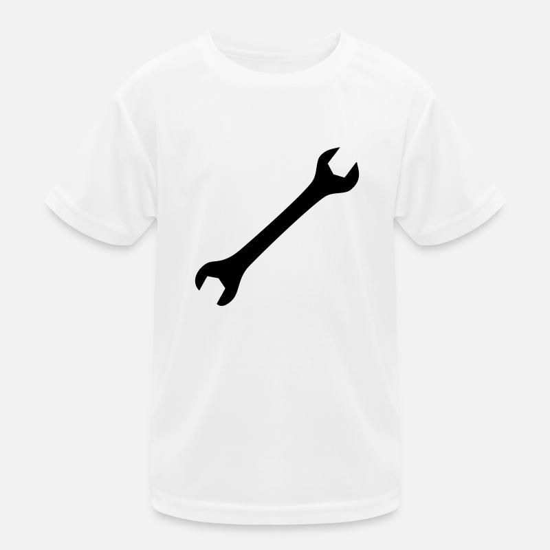Schraubenschlüssel Kinder Funktions-T-Shirt