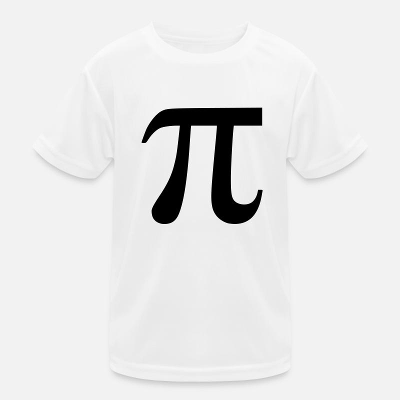 pi - Kinder Funktions-T-Shirt - Weiß