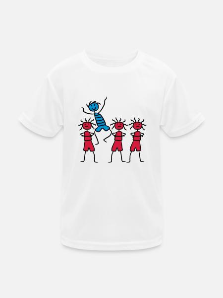Être différent heureux Funny Boy - T-shirt sport Enfant - blanc - Devant