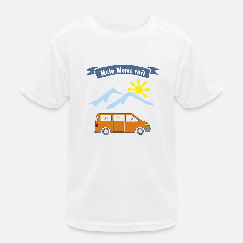 womo ruft Kinder Funktions-T-Shirt