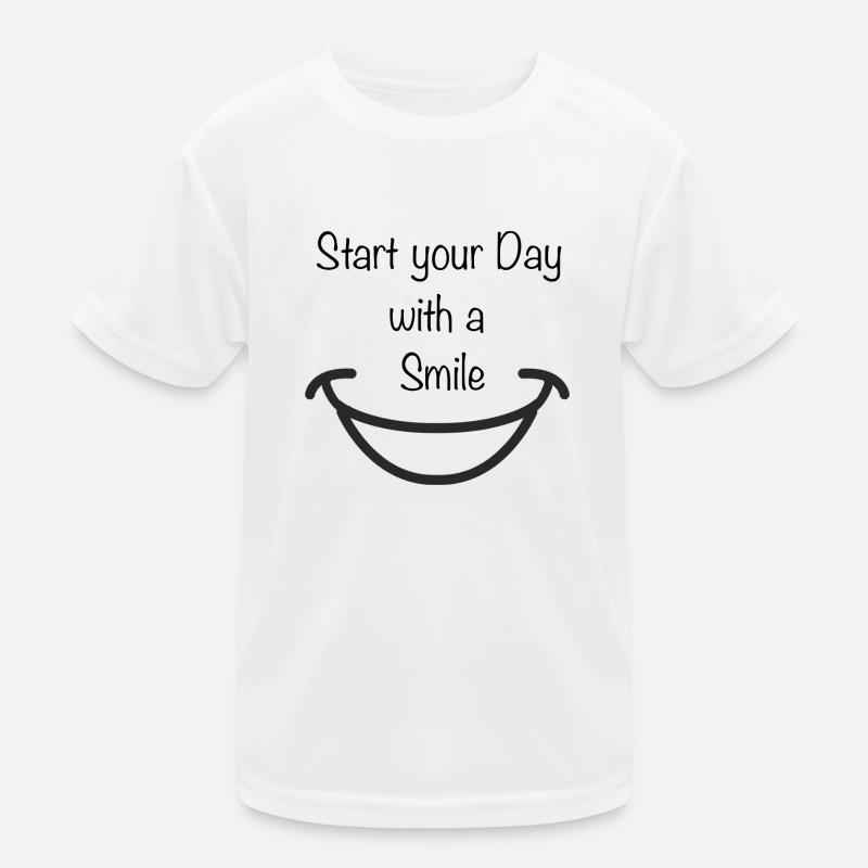 Smile Day Kinder Funktions-T-Shirt