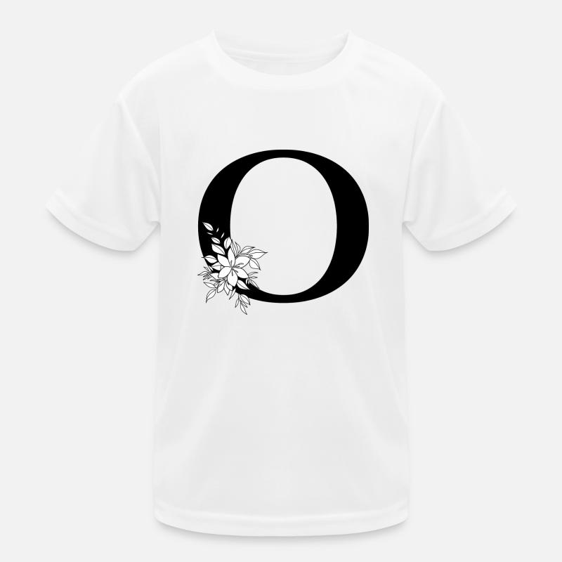 Lettre O T-shirt sport Enfant