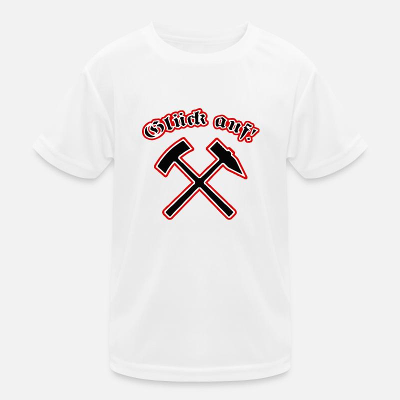 Glück auf! Kinder Funktions-T-Shirt