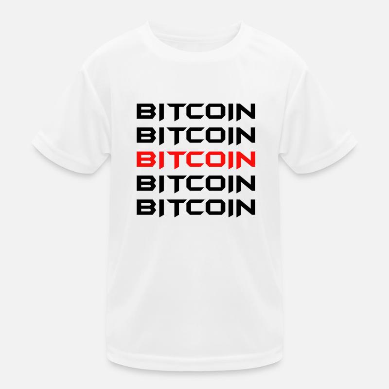 Trading de Bitcoin et d'actions cryptographiques T-shirt sport Enfant