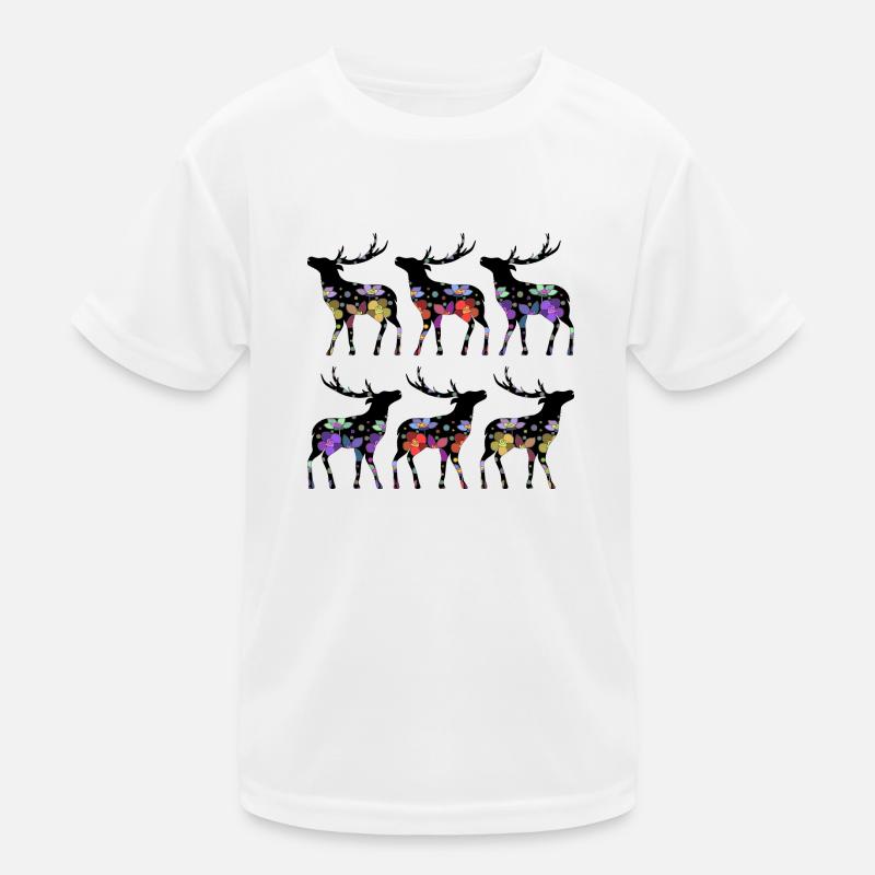 Hirsch Kinder Funktions-T-Shirt