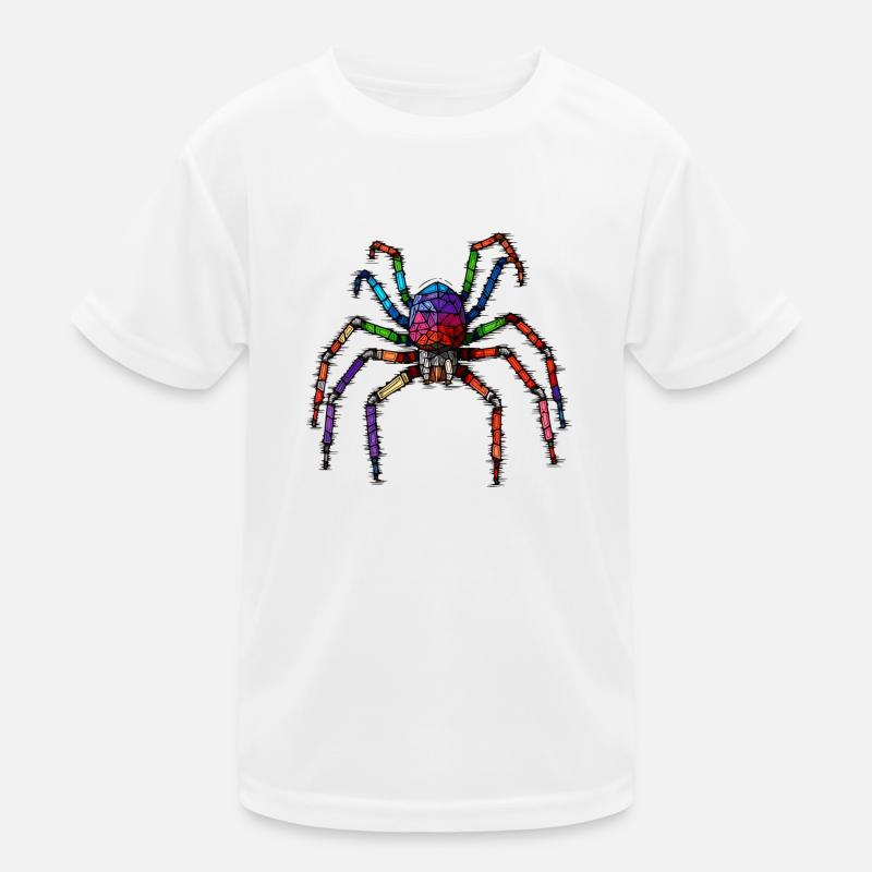 Une araignée comme des arthropodes aux couleurs vives T-shirt sport Enfant
