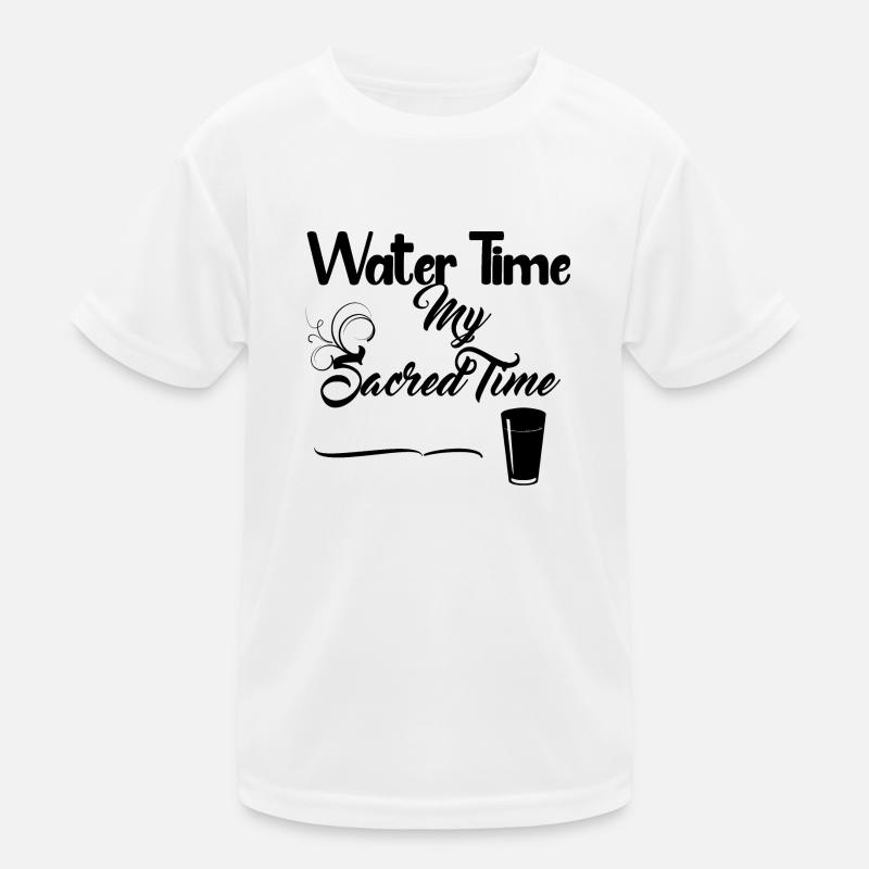 Conception du temps de l’eau T-shirt sport Enfant