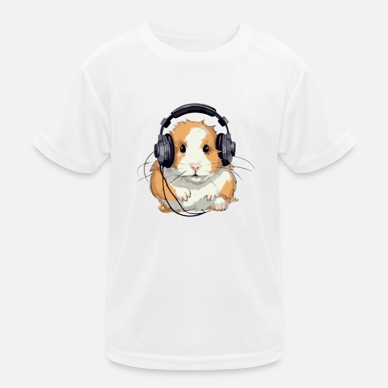 Mike le hasmter audiophile T-shirt sport Enfant