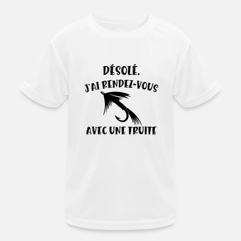 rendez-vous avec une truite T-shirt sport Enfant