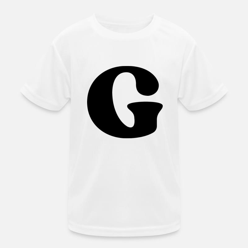 Buchstabe g Kinder Funktions-T-Shirt