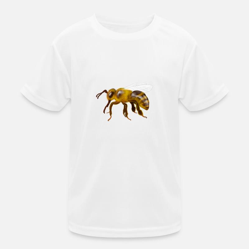 Bee - Kids Functional T-Shirt - white