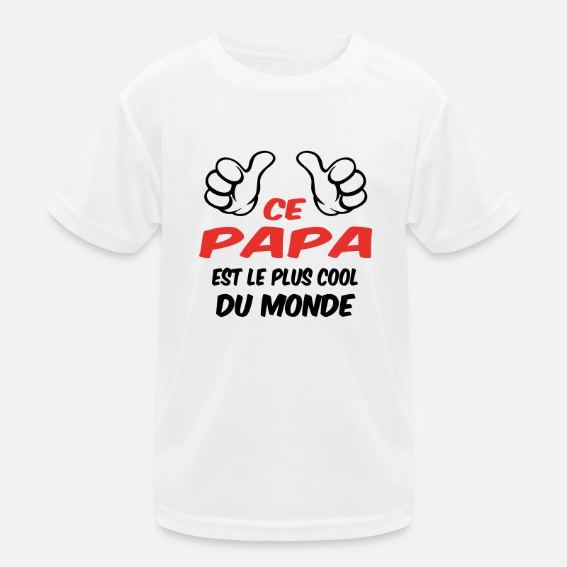 MEILLEUR papa T-shirt sport Enfant