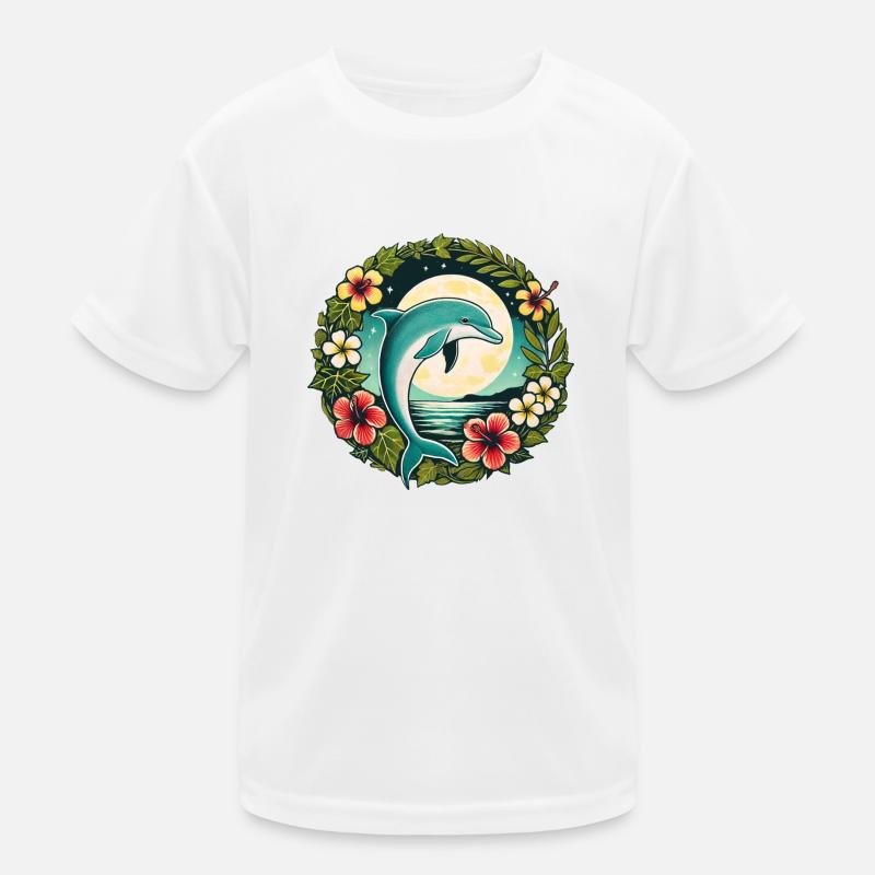 Delfin Kinder Funktions-T-Shirt