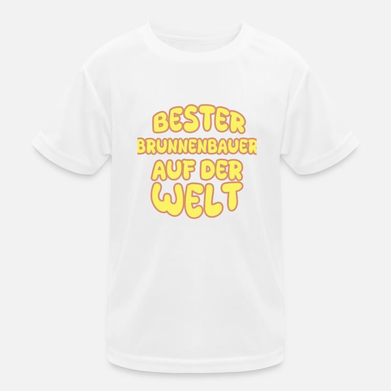 Berufung Brunnenbauer Kinder Funktions-T-Shirt