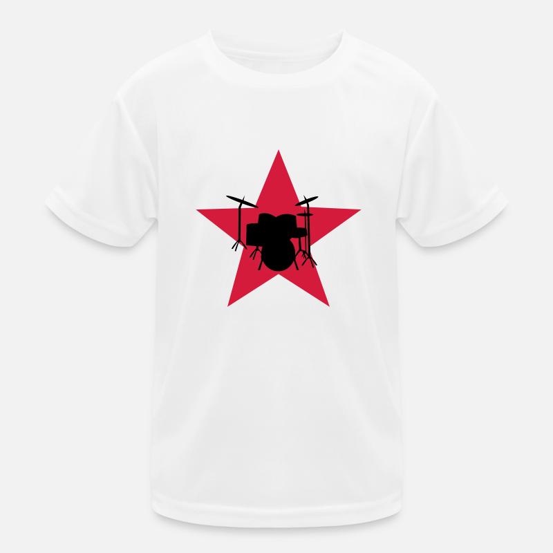 drum Kids Functional T-Shirt