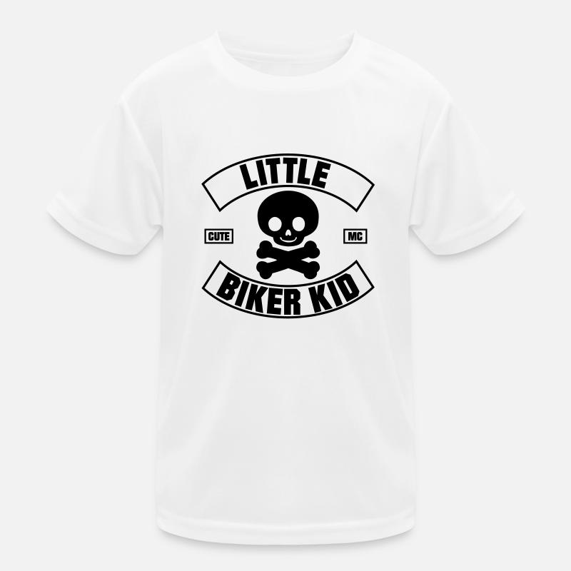 Little Biker Kid Cute-MC Kinder Funktions-T-Shirt