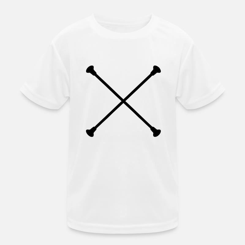 sport twirling stick twirling baton Kids Functional T-Shirt
