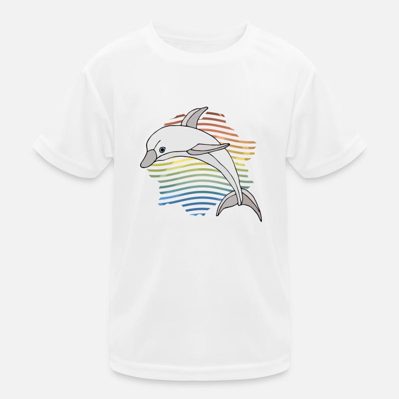 Delfin Kinder Funktions-T-Shirt