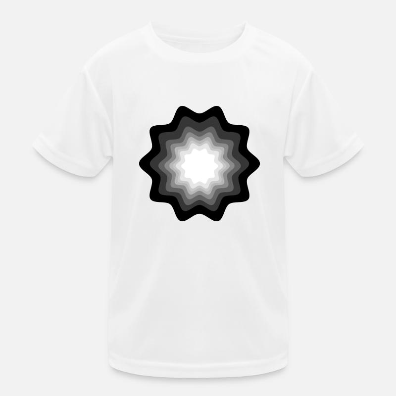 Trou blanc T-shirt sport Enfant