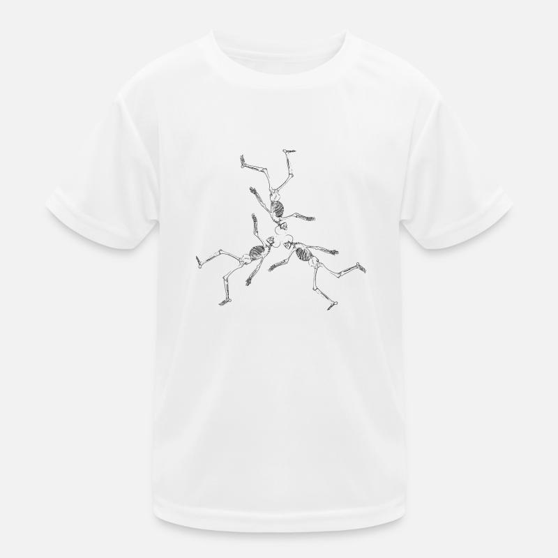 squelette T-shirt sport Enfant