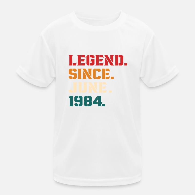Legende seit Juni 1984 Kinder Funktions-T-Shirt