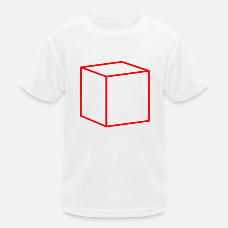 Red cube Kids Functional T-Shirt