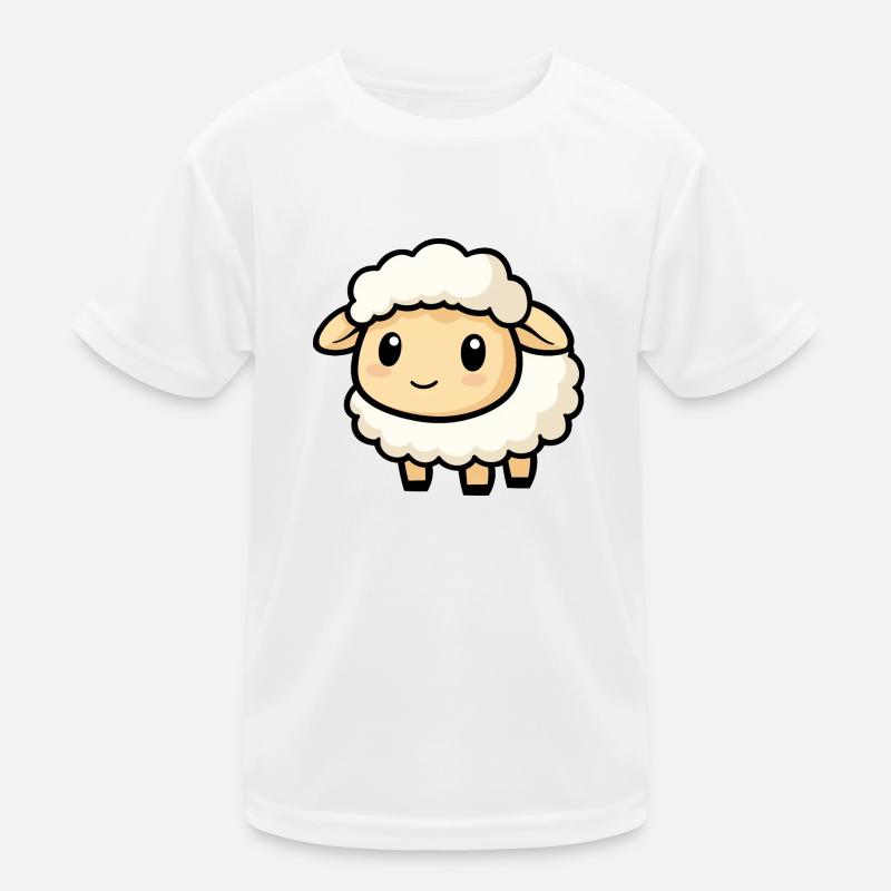süßes Schaf Kinder Funktions-T-Shirt