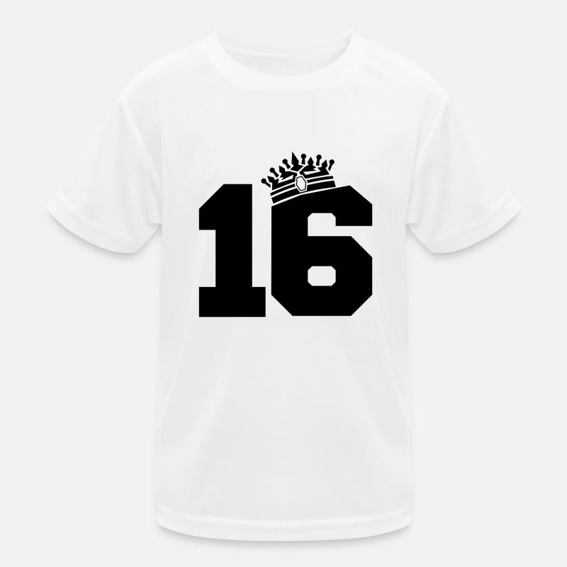 16 king Kinder Funktions-T-Shirt