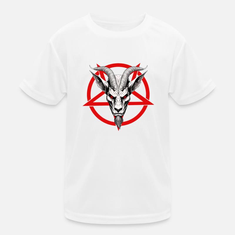 Baphomet Pentagram Kids Functional T-Shirt