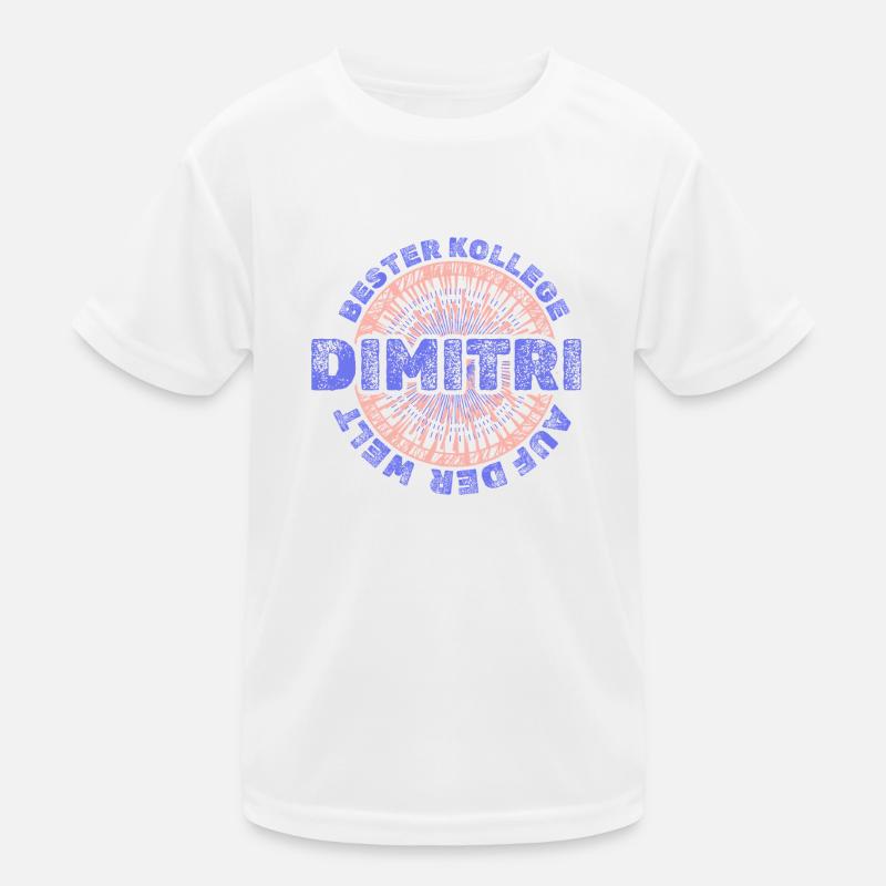 Vorname Dimitri Kinder Funktions-T-Shirt