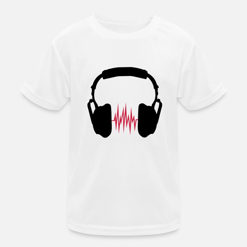 Kopfhörer Kinder Funktions-T-Shirt