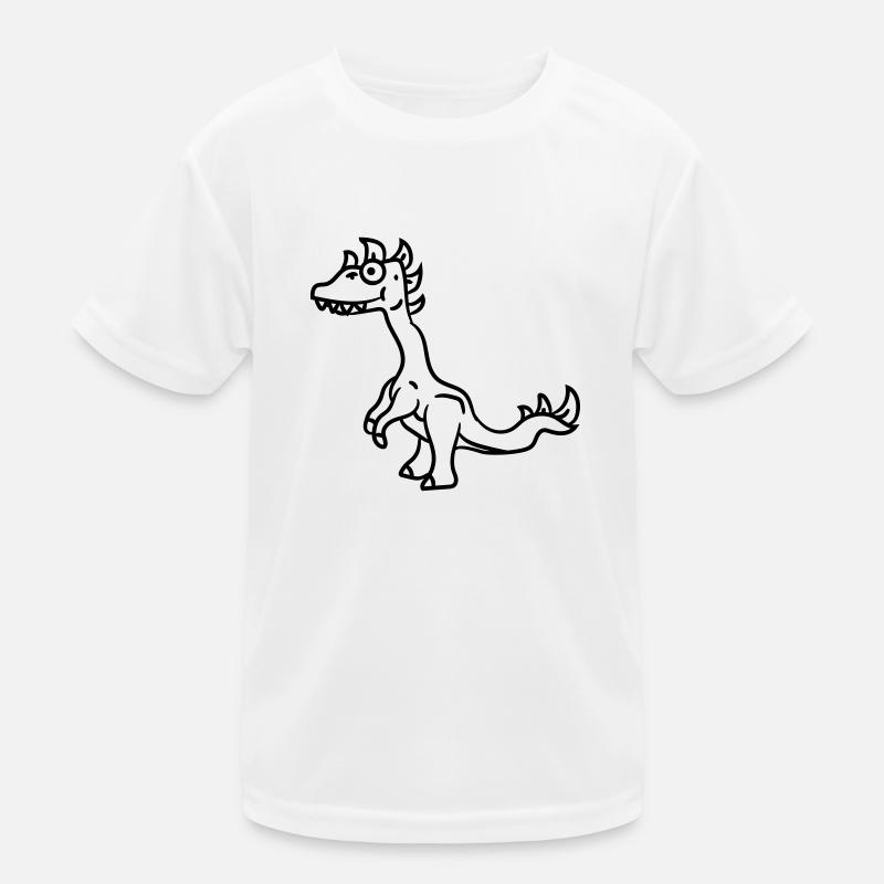 Gefährlicher Raptor fleischfresser Dino Kinder Funktions-T-Shirt