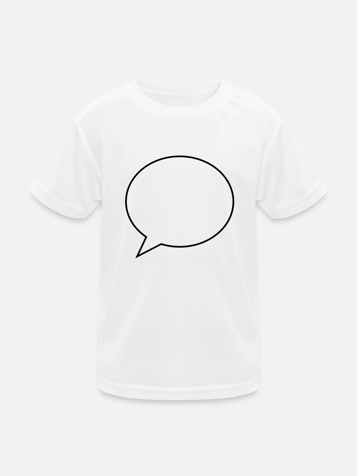 bubble - Kids Functional T-Shirt - white - Front
