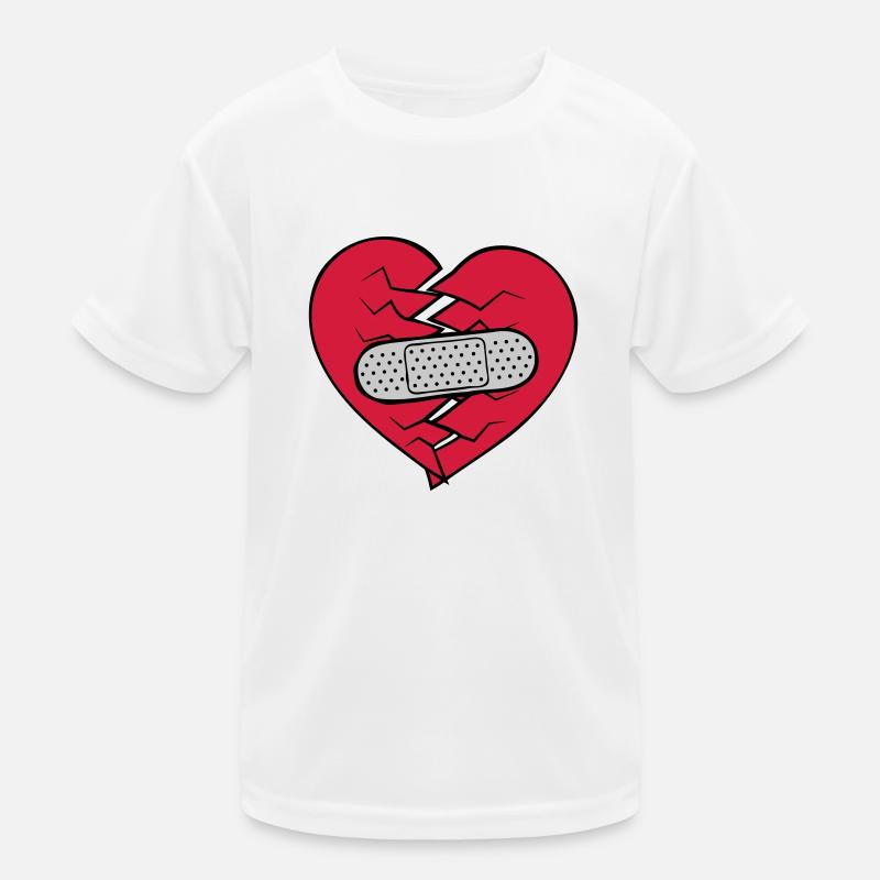 Patch heart broken Kids Functional T-Shirt