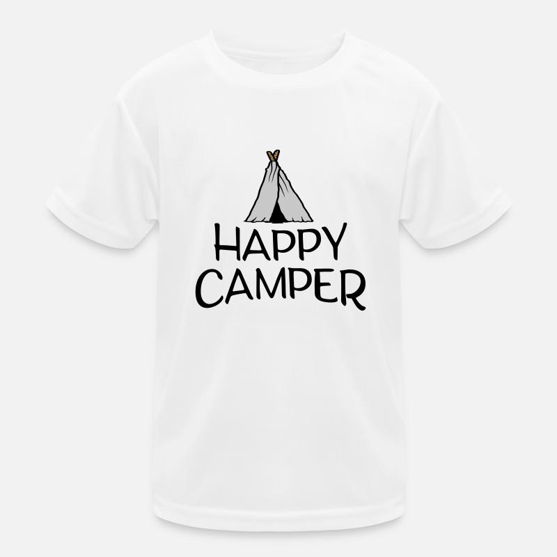 Happy Camper Tente Primitive T-shirt sport Enfant