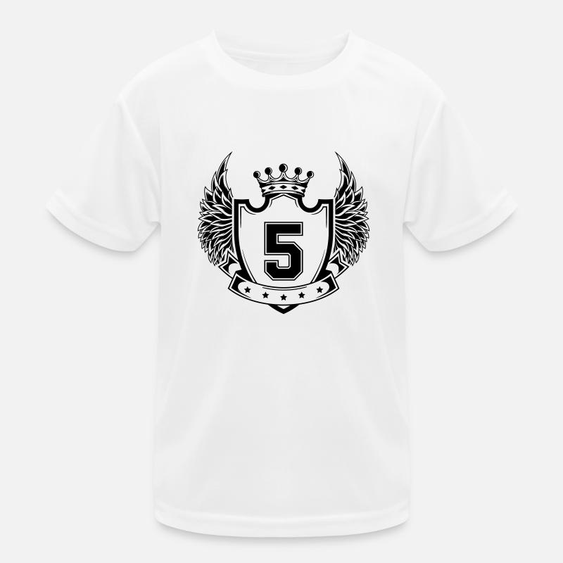 Wappen 5 Kinder Funktions-T-Shirt