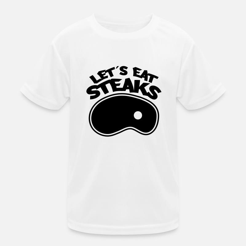 steaks lets eat 1 Kids Functional T-Shirt
