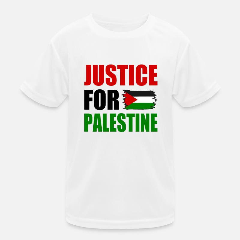 justice for palestine T-shirt sport Enfant