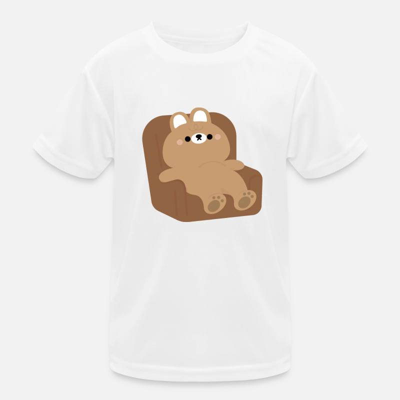 Müder Hase Kinder Funktions-T-Shirt