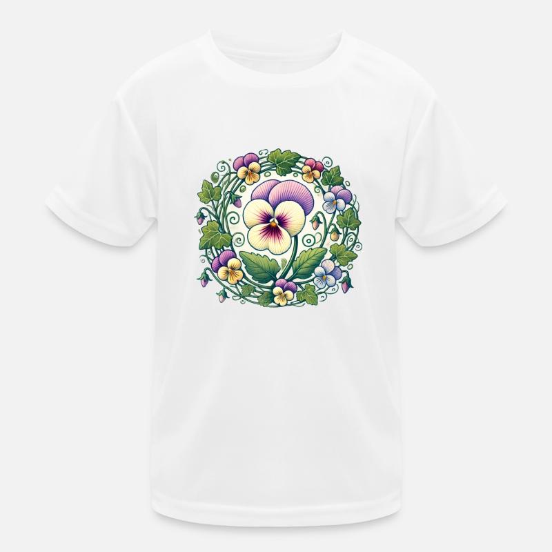 Pensée T-shirt sport Enfant