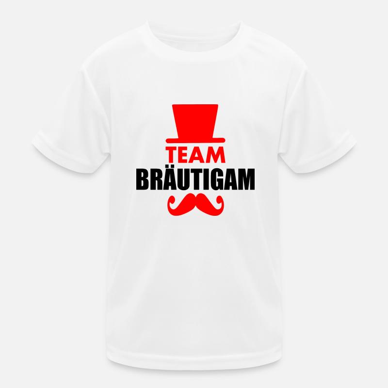 team bräutigam Kinder Funktions-T-Shirt
