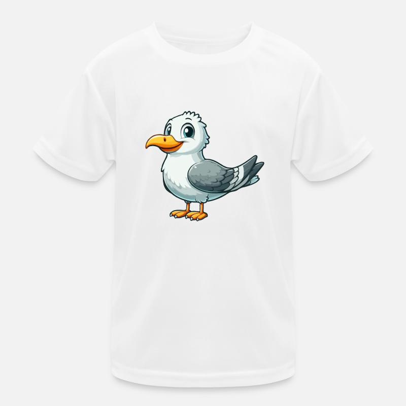 Möwe Kinder Funktions-T-Shirt