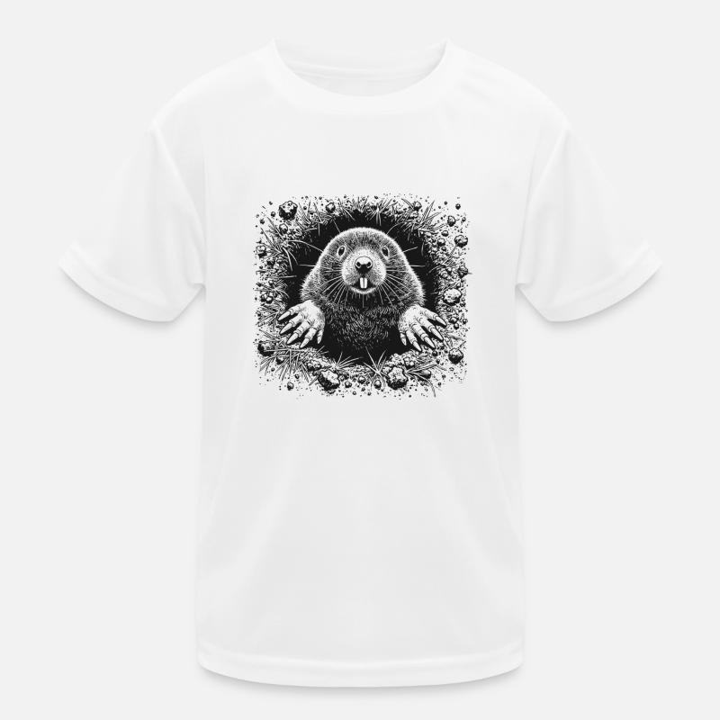 Maulwurf Kinder Funktions-T-Shirt