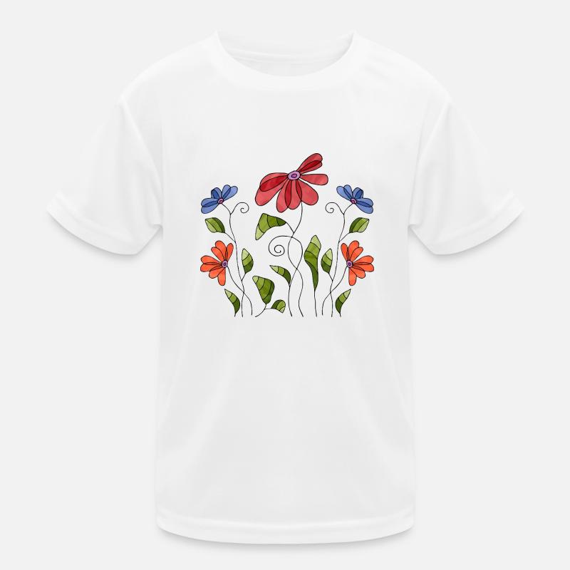 Flowers Kids Functional T-Shirt