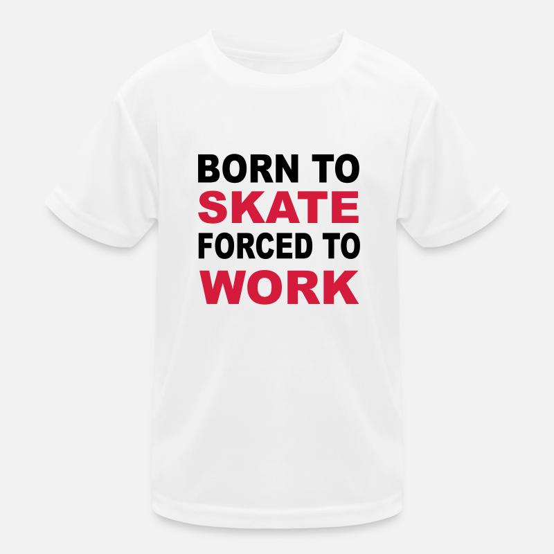 Skateboard Kinder Funktions-T-Shirt