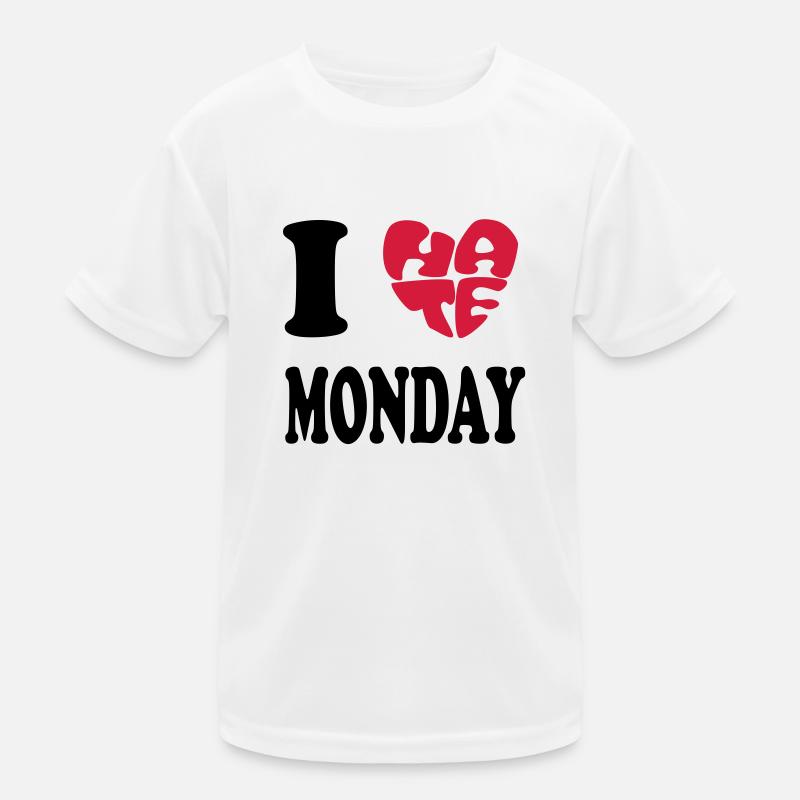 I HATE MONDAY Kinder Funktions-T-Shirt